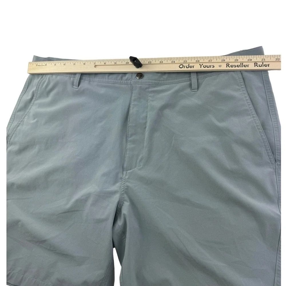 FootJoy FJ Gray Flat‎ Front Polyester Spandex Golf Short Mens Size 42X9